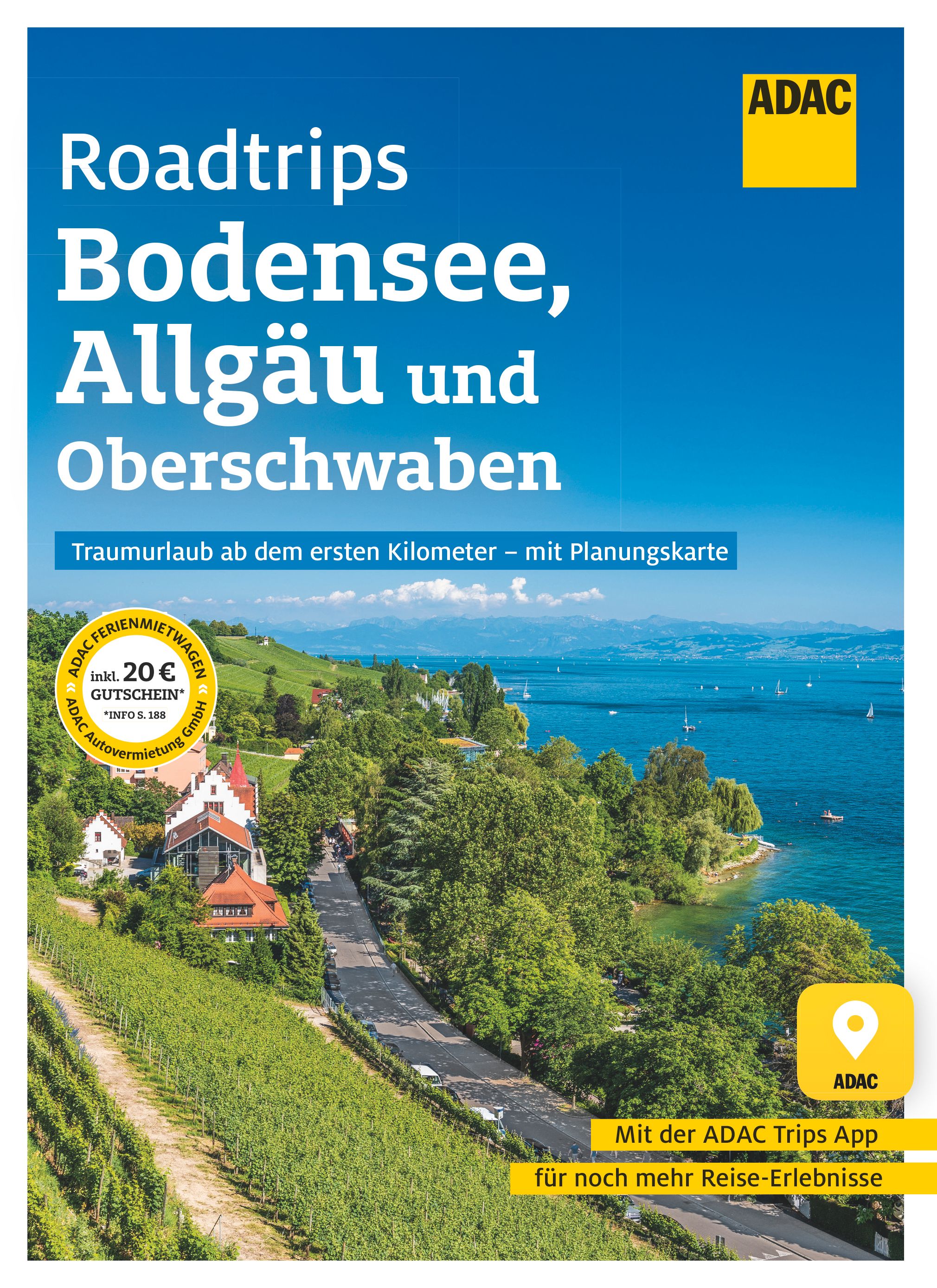 ADAC Roadtrips Bodensee Allgäu und Oberschwaben 9783986451134 ADAC