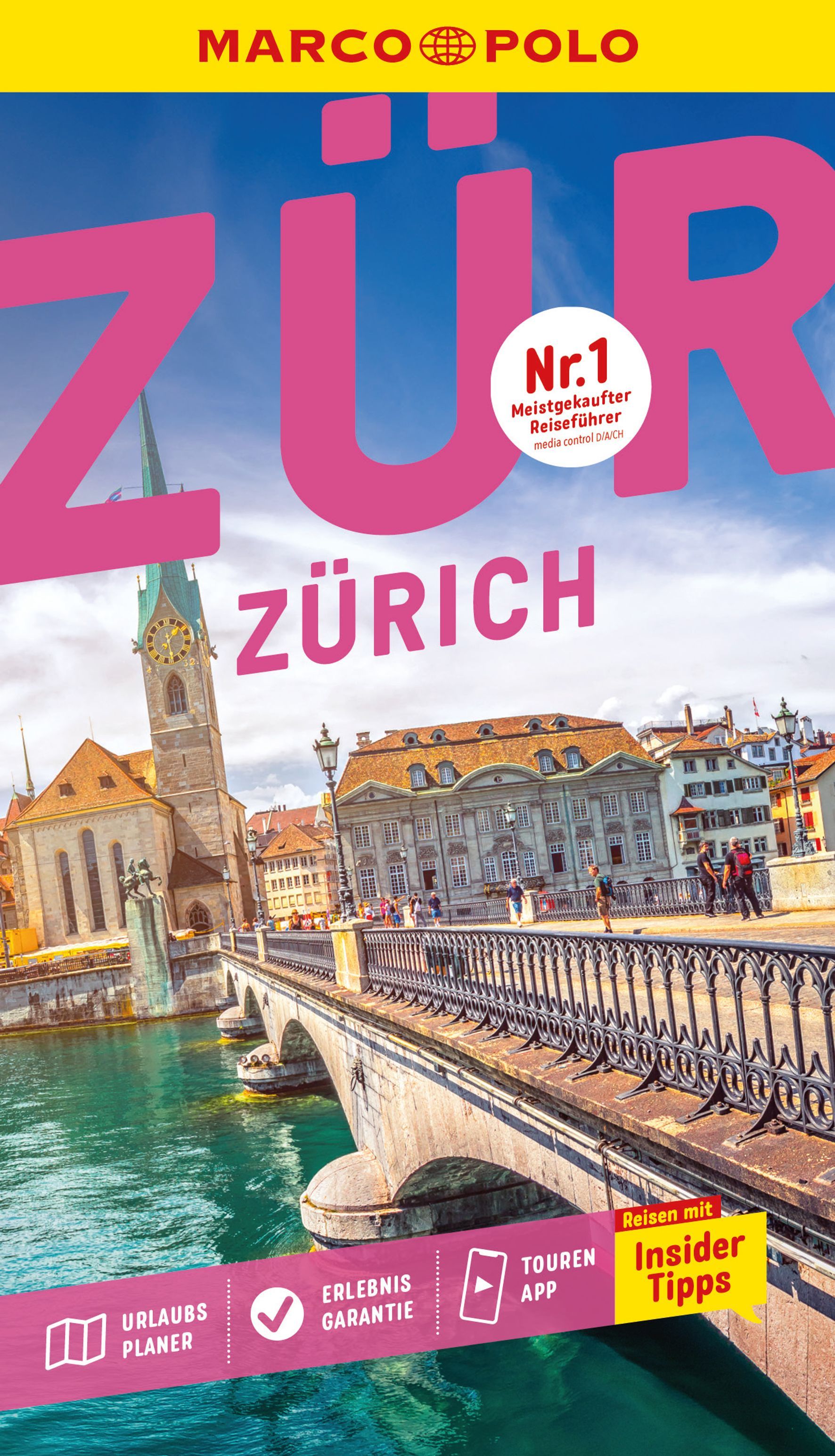 Reiseführer, Zürich, Stadtansicht, Brücke, Tourismus