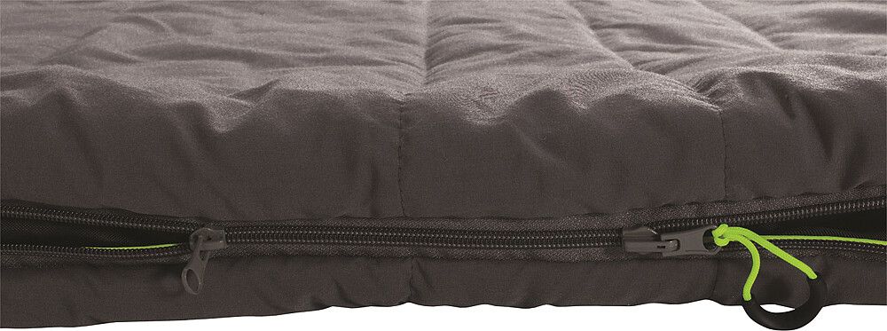 996155532 Outwell Schlafsack Camper, seitliche Ansicht des Reissverschlusses