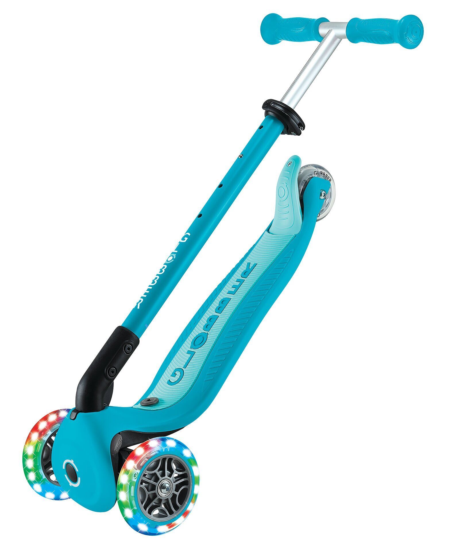 Roller, Transport, Fahrzeug, Rad,Tretroller, Türkis, Kinderroller