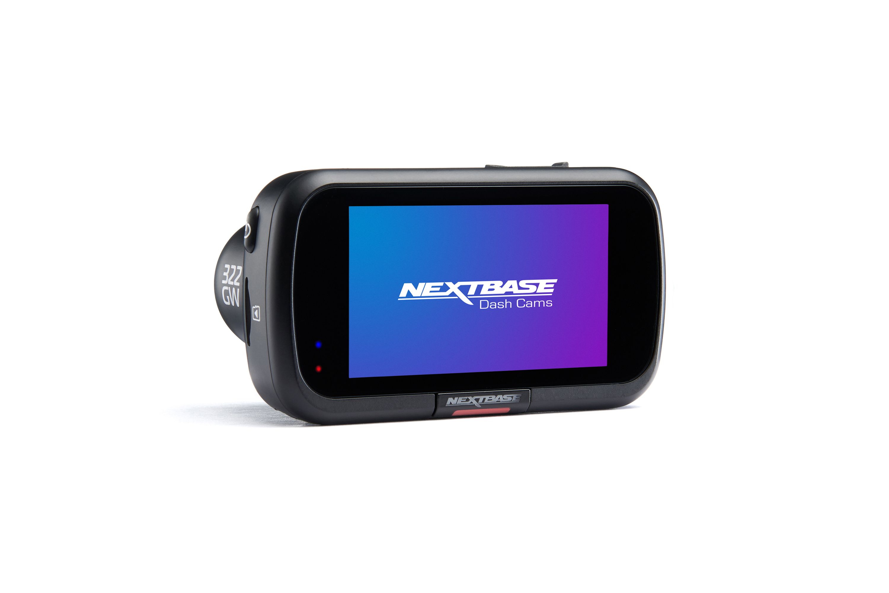 Nextbase322GW-3 Dashcam, Schwarz, Display