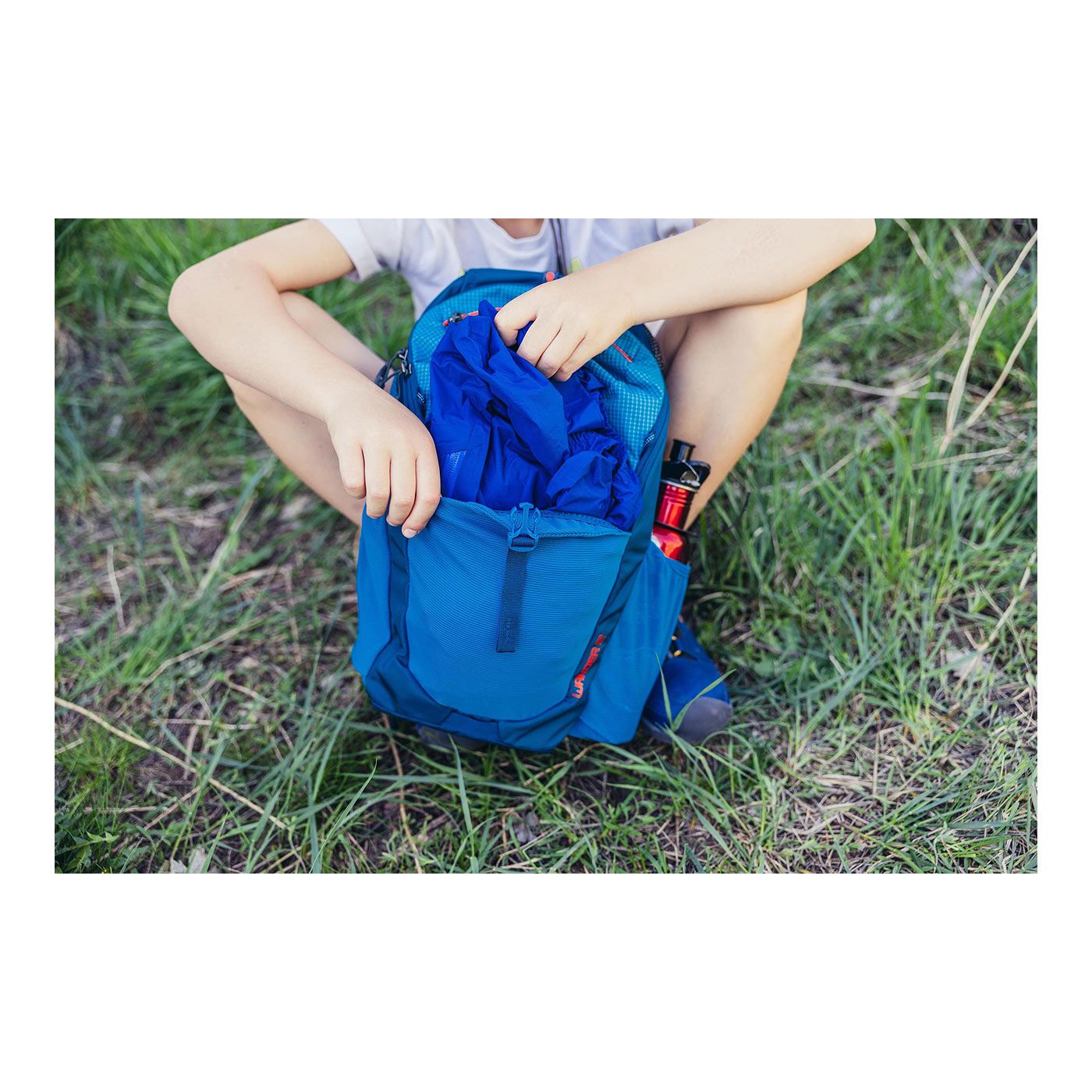 Tasche, Rucksack, Person