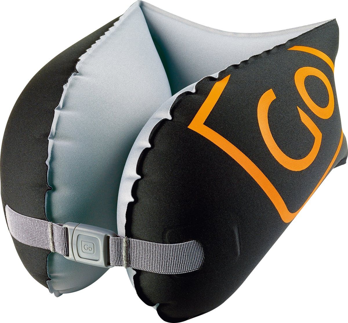 Aufblasbares Nackenkissen mit Verbindung Rettungsweste, Weste, Kissen, Helm, Schutzhelm