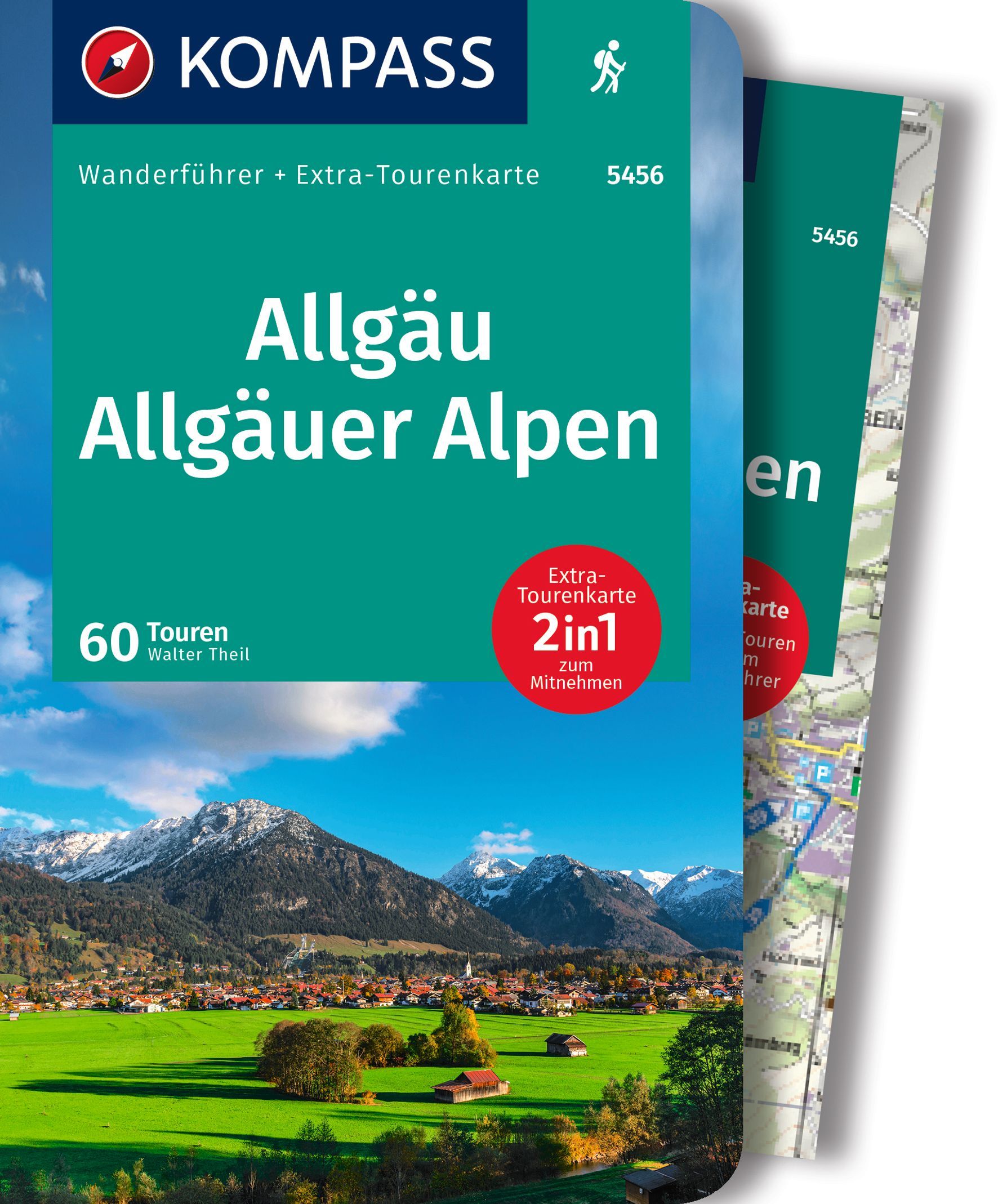 9783991217435 Cover Kompass Wanderführer Allgäu, Allgäuer Alpen