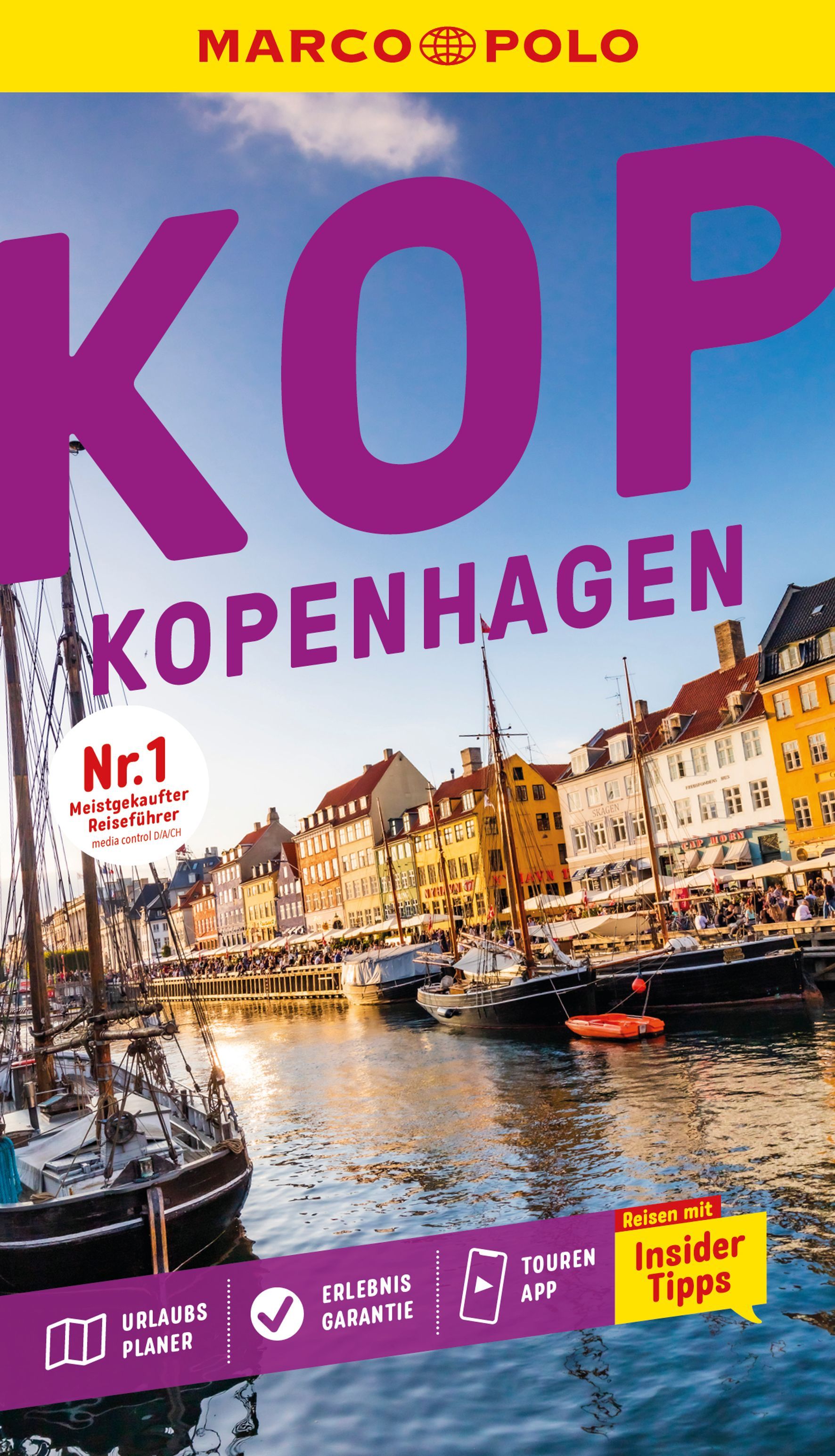 MARCO POLO Reiseführer Kopenhagen Uferpromenade, Hafen, Veröffentlichung, Jacht, Werbung