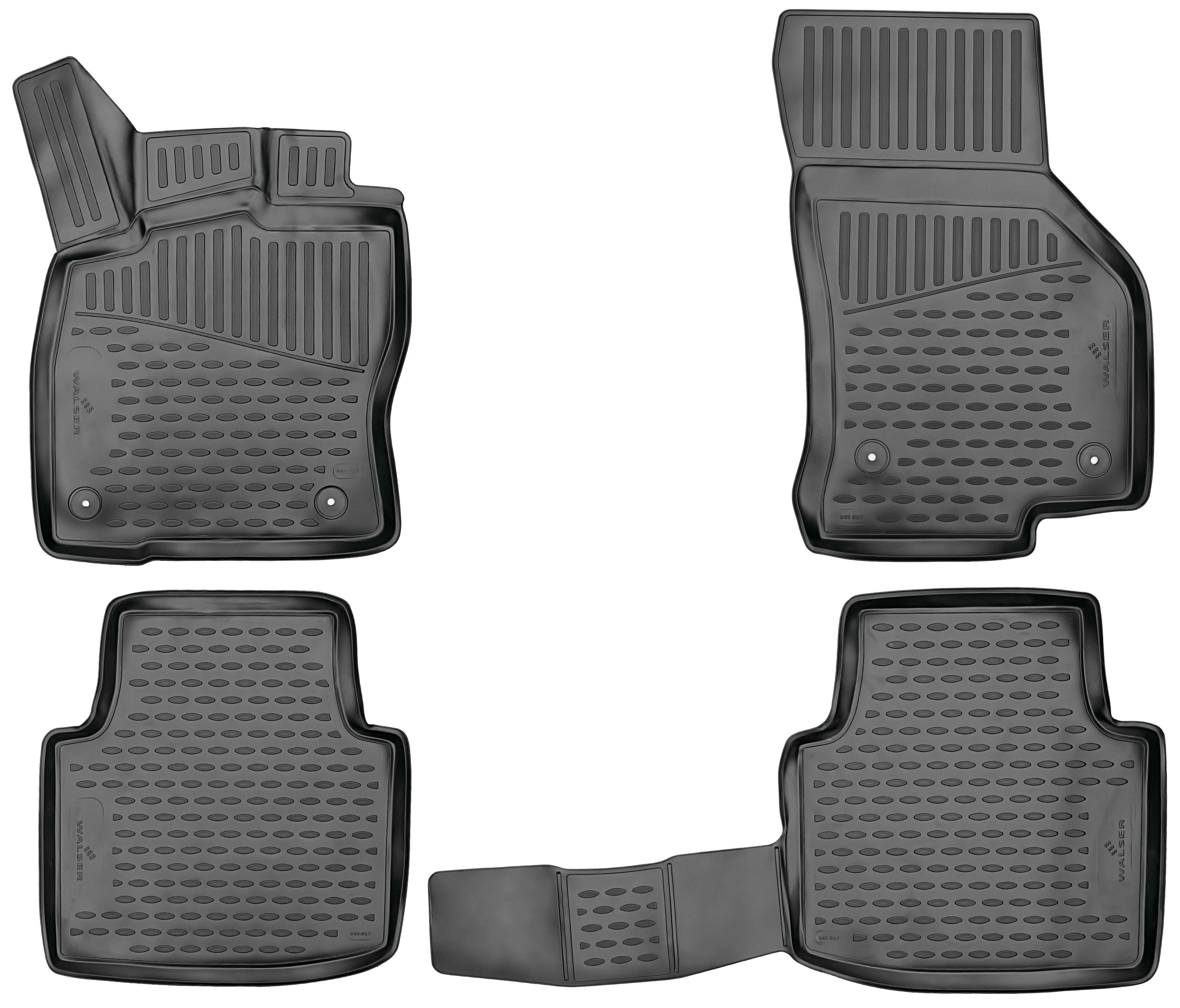 Fußmatten, Gummimatten XTR für Skoda Superb, schwarz