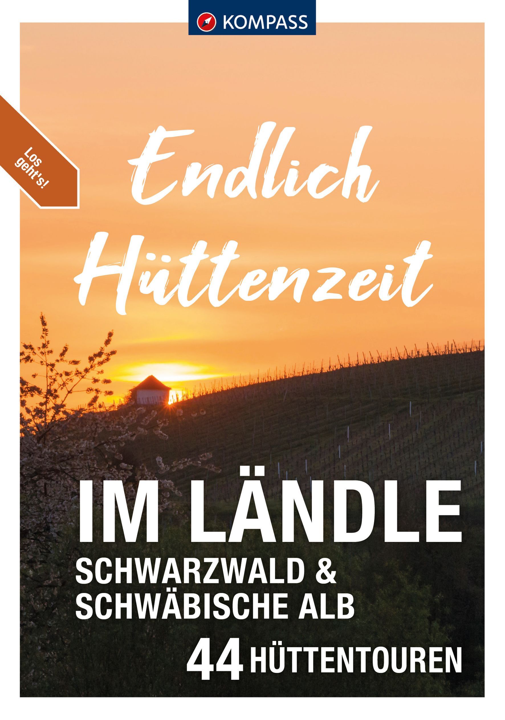 KOMPASS Endlich Hüttenzeit - Im Ländle Werbung, Plakat, Veröffentlichung, Buch, Himmel