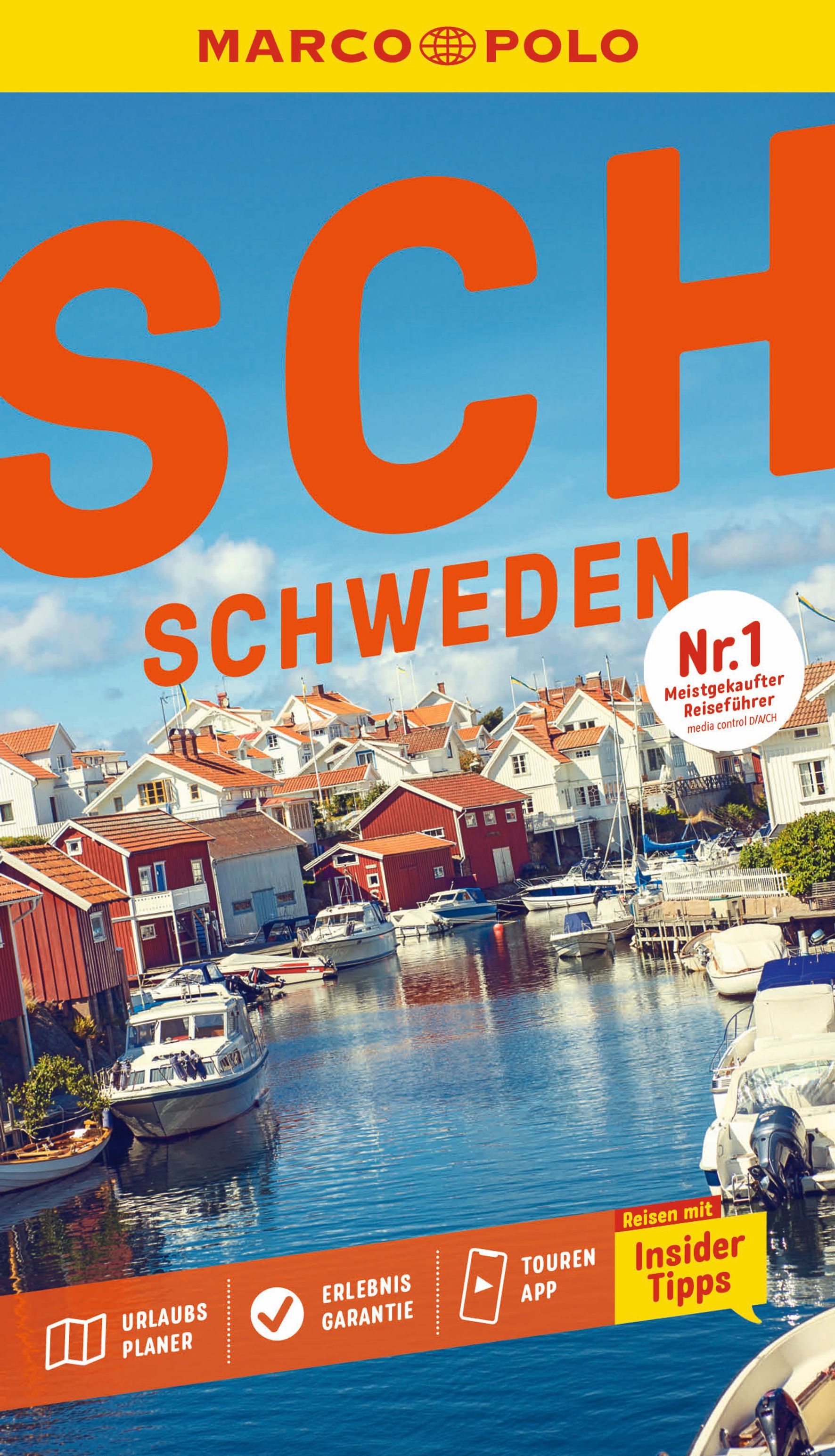 MARCO POLO Reiseführer Schweden Uferpromenade, Nachbarschaft, Hafen, Werbung, Plakat