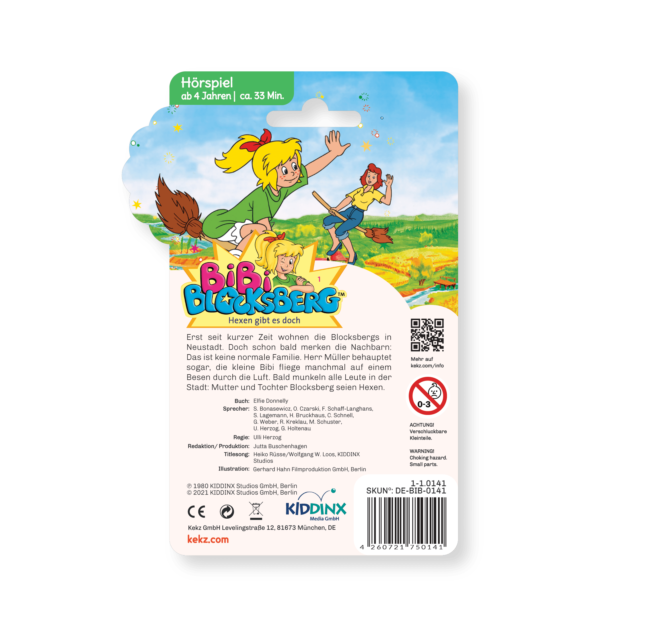 Kekz, Verpackung Hinten, Bibi Blocksberg