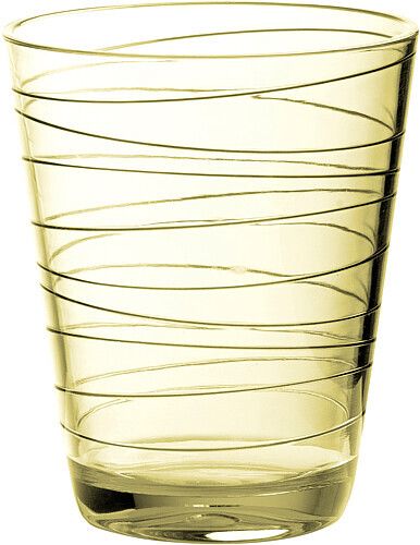 BRUNNER Trinkglas Onda Glas, Tasse, Krug, gelb