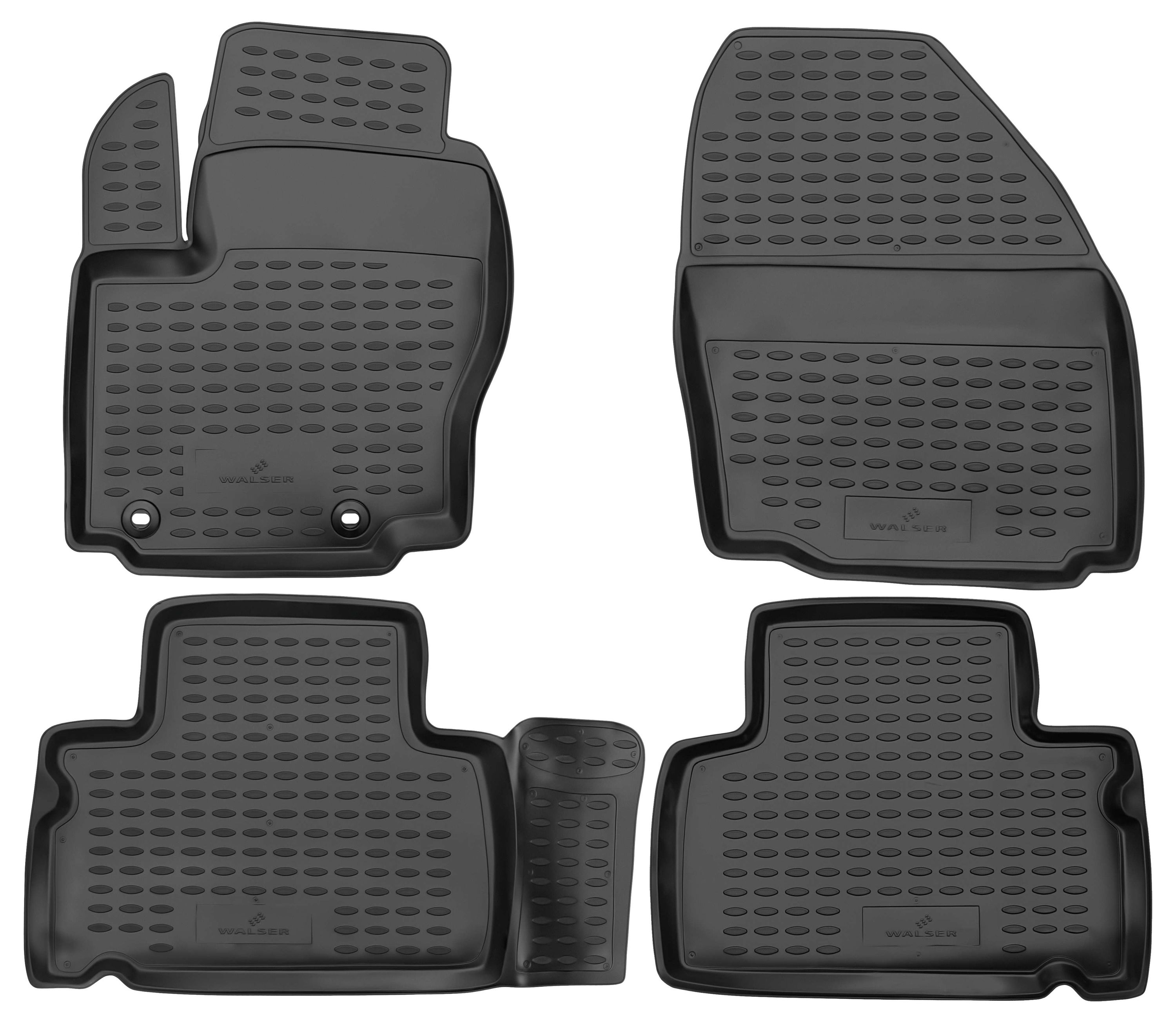 9001778751423_001 Fußmatte, Gummimatten XTR für Ford S-MAX, schwarz