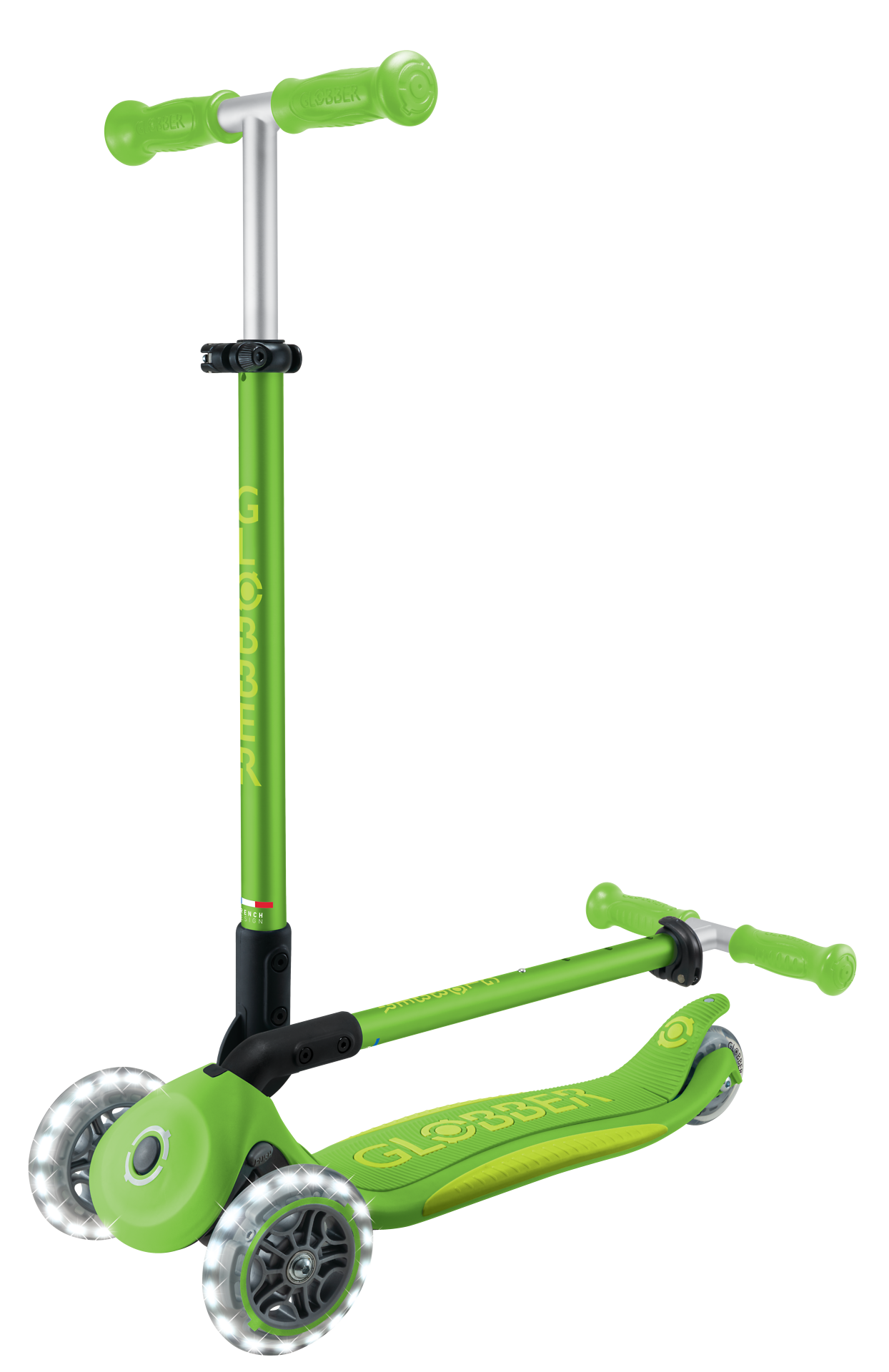 Transport, Fahrzeug, Kinderroller, Roller, Grün, Rad