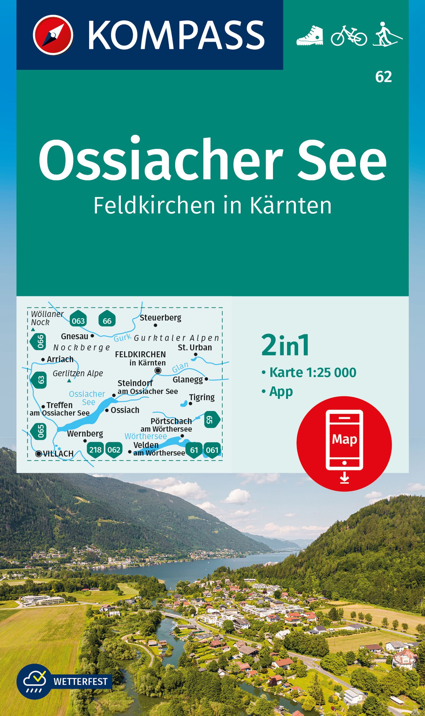 9783991541769 Cover, Karte Ossiacher See