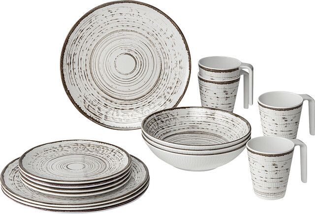 TellerSet, Speiseteller, Tassen, Becher, Keramik