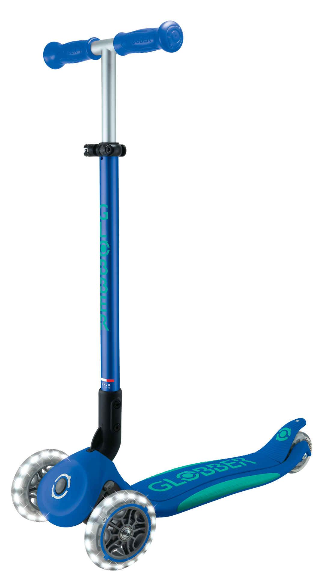 Kinderroller, Fahrzeug blau türkis
