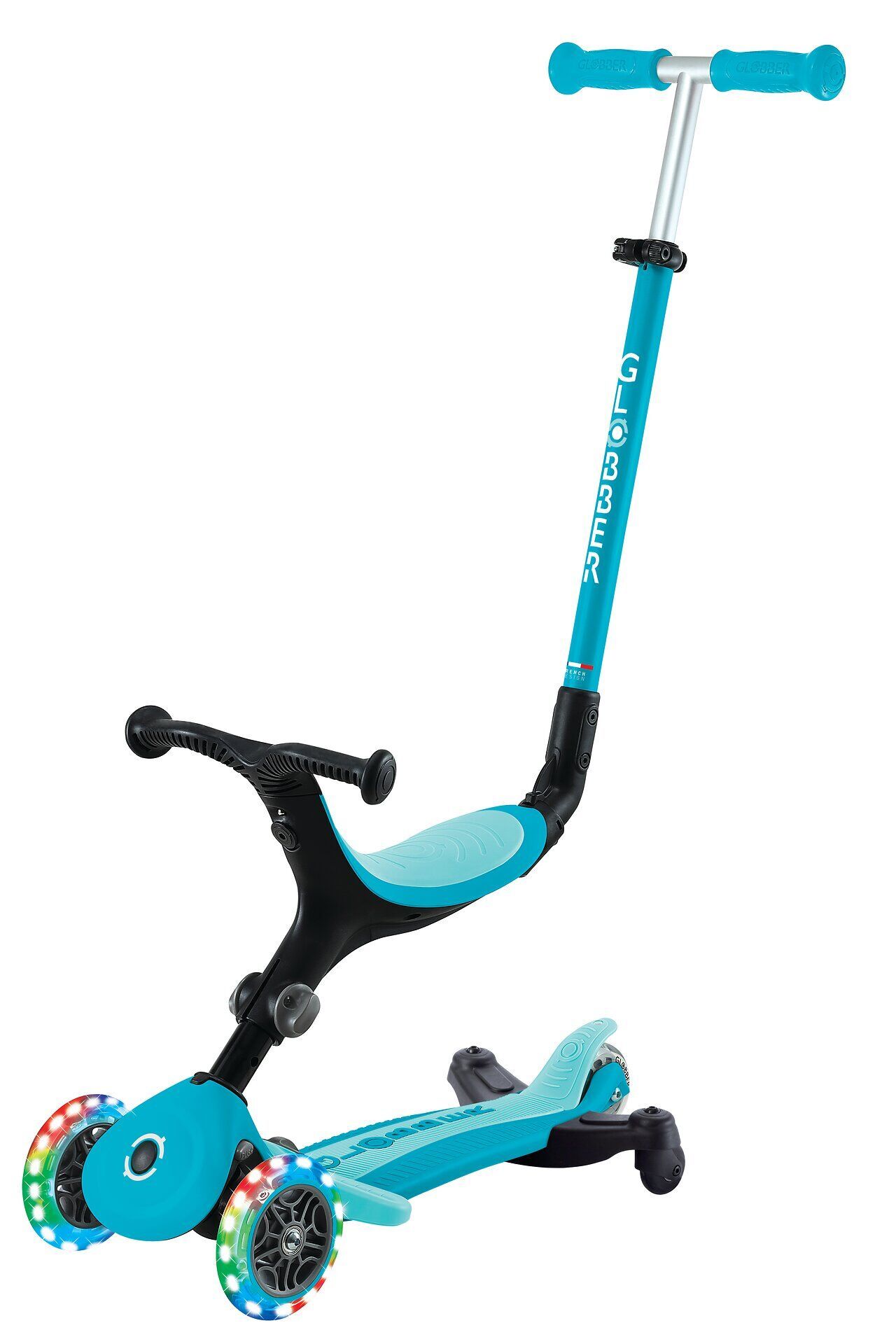 Roller, Transport, Fahrzeug, Rad,Tretroller, Türkis, Kinderroller