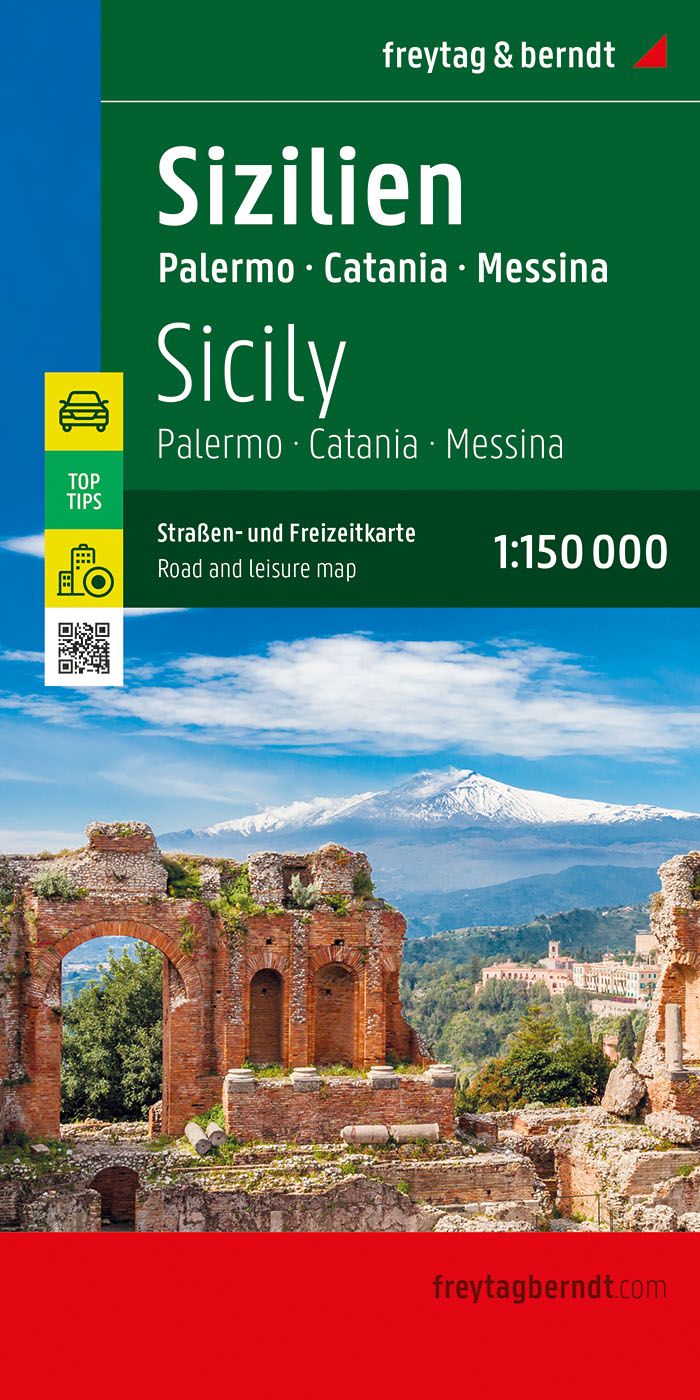 9783707922295 Cover Freytag & Berndt Straßen und Freizeitkarte Sizilien