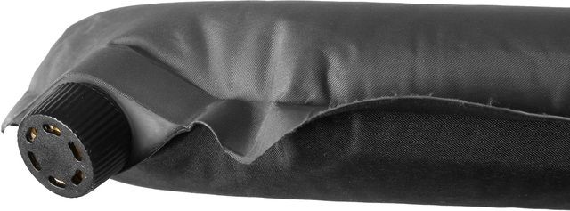 kabel, elektrisch, schwarz, verlängerung, gewickelt