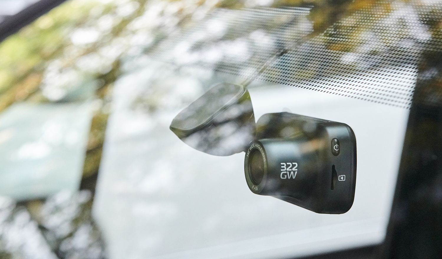 Nextbase322GW-9 Dasham, Schwarz, In Scheibe Montiert