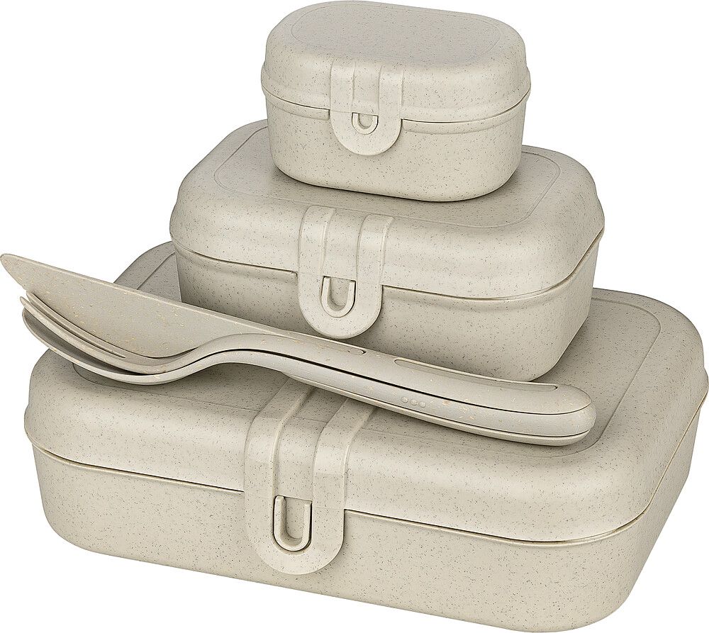 9984724100 Koziol Lunchboxset 3 teilig  mit Besteckset 3 teilig