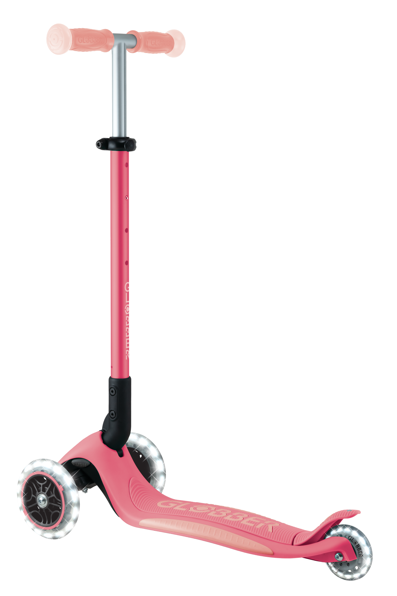 Transport, Fahrzeug, Kinderroller, Tretroller, Rosa, Rad