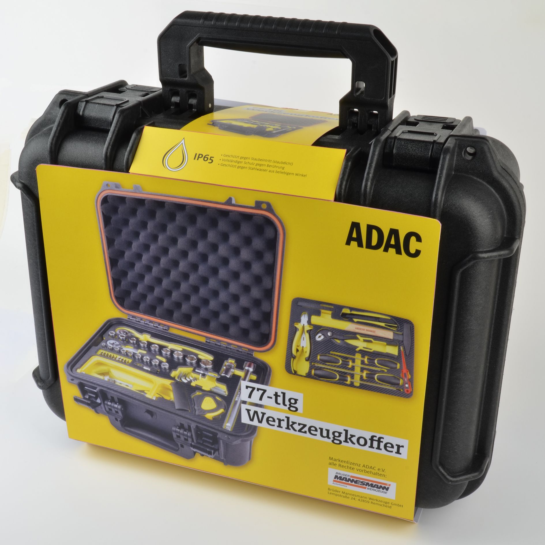 ADAC Mannesmann Profi Werkzeugkoffer Schwarz, verpackt