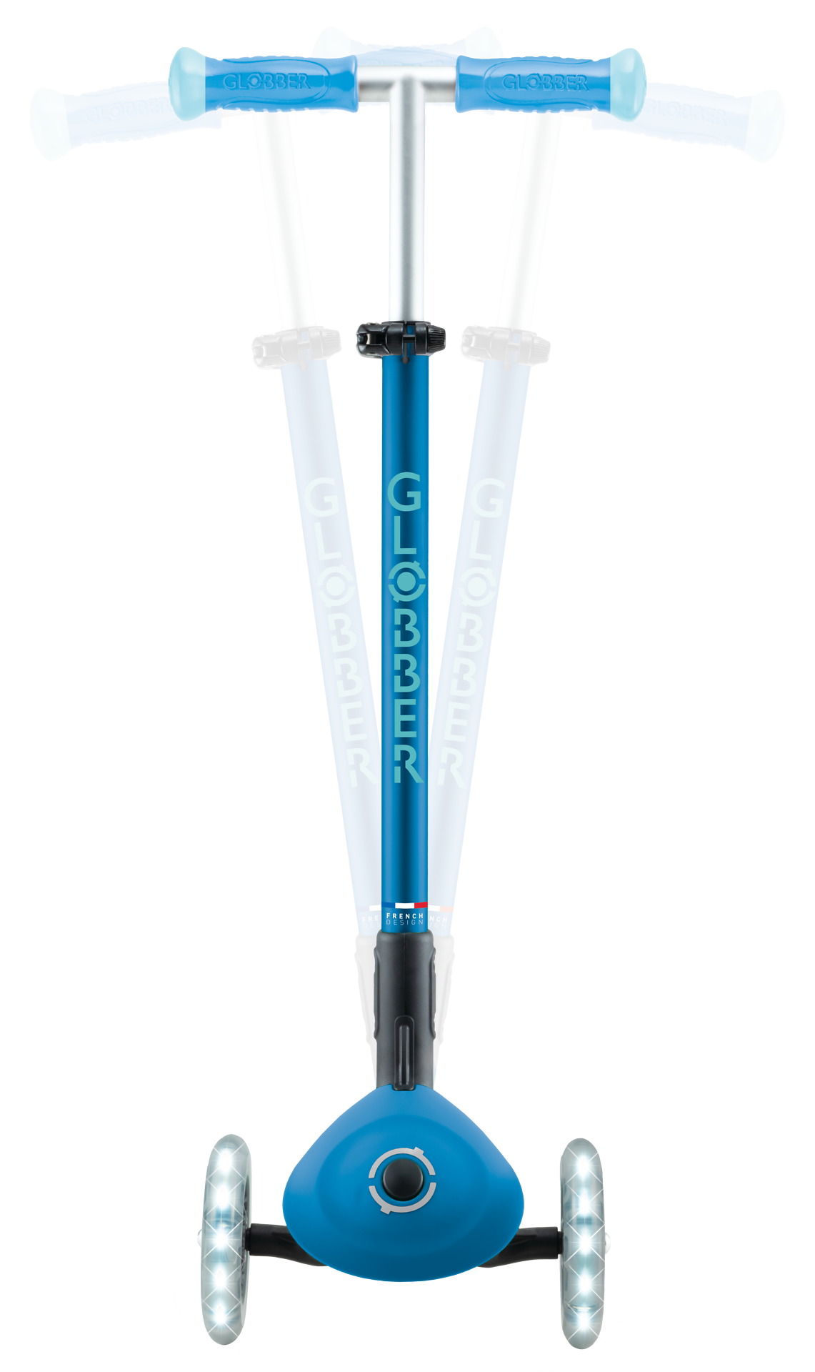 Transport, Fahrzeug, Kinderroller, Roller, Blau, Rad