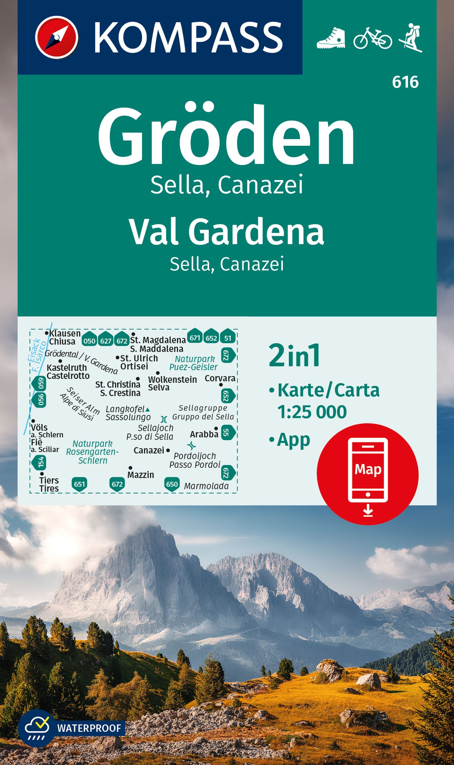 9783991540632 Cover, Karte Gröden