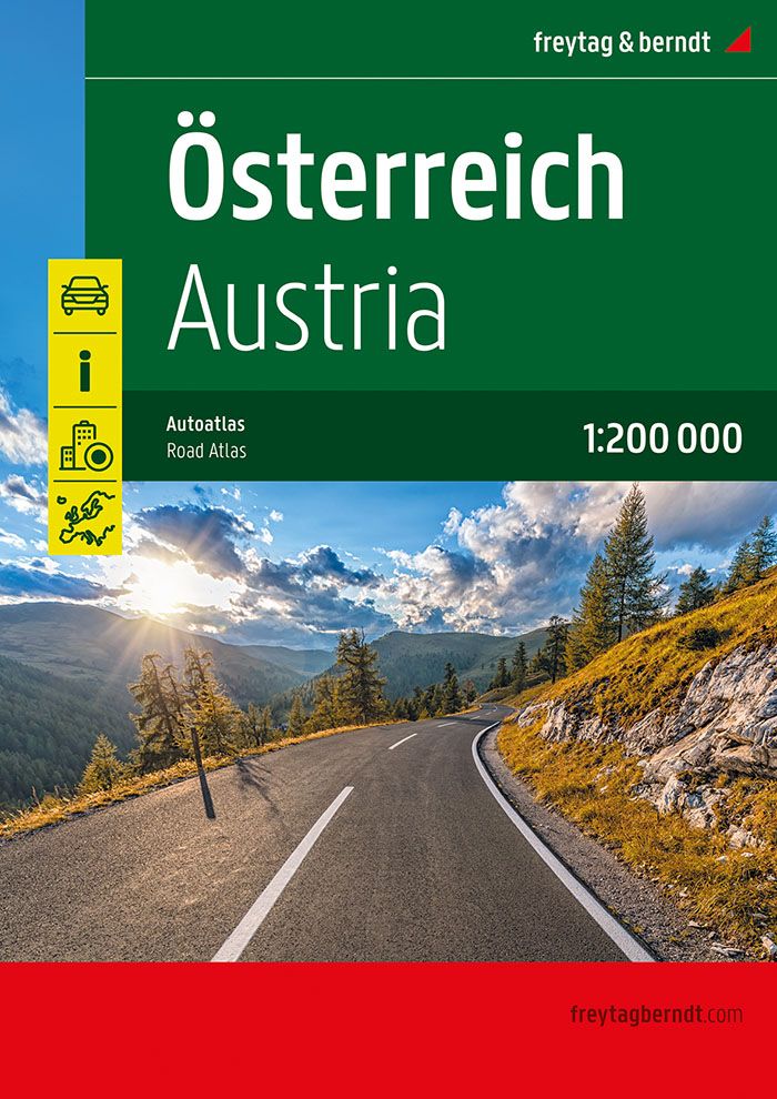 Österreich, Autoatlas 1:200.000, freytag & berndt Straße, Werbung, Autobahn