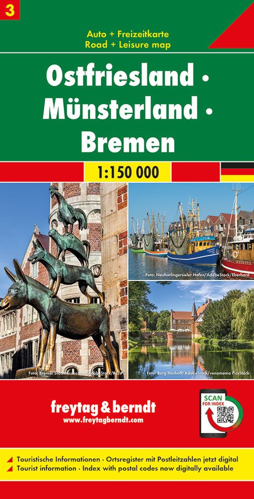 F&B AK & FZK Ostfriesland-Münsterland-Bremen Werbung, Plakat, Wasser, Uferpromenade, Boot