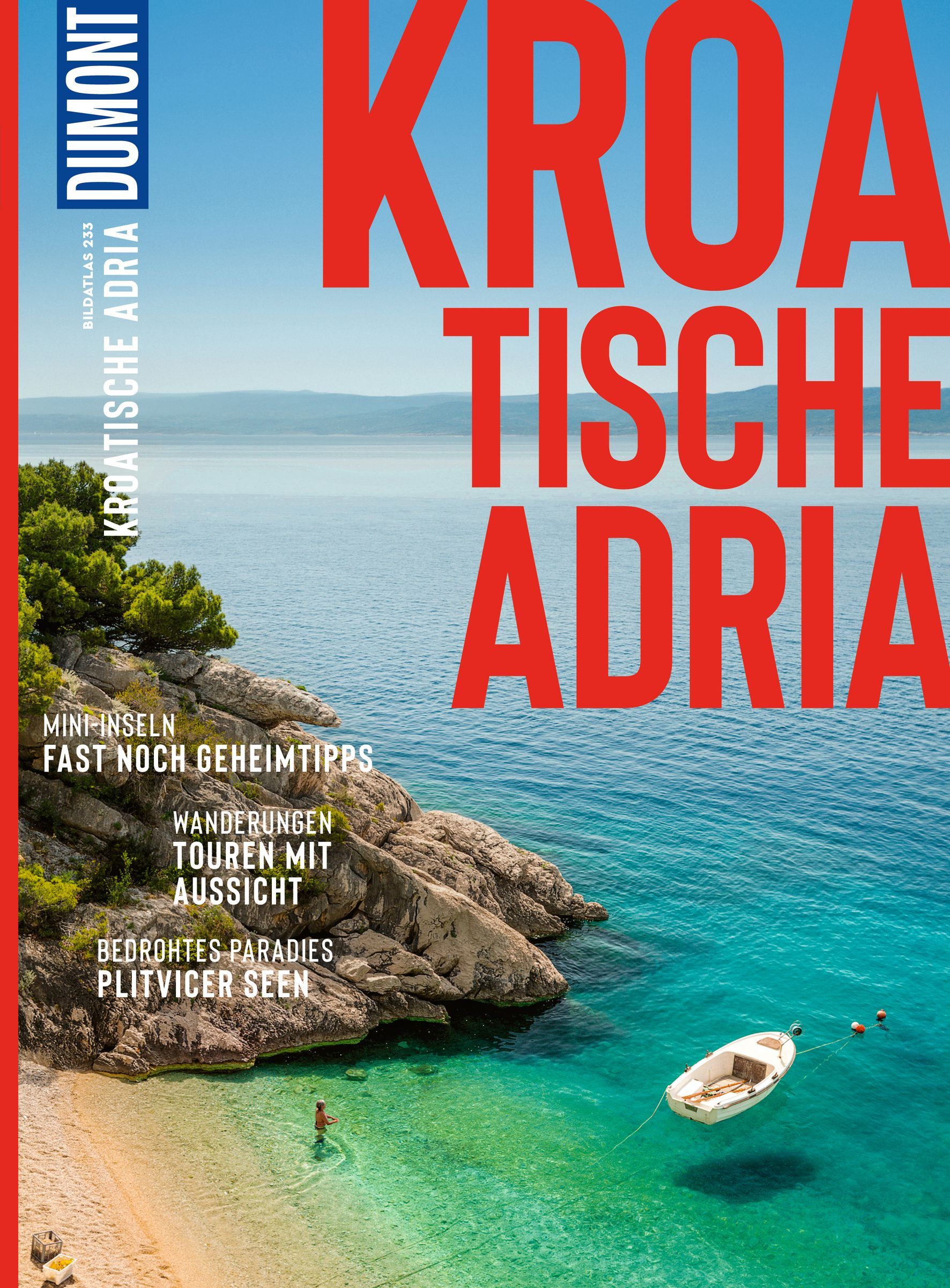 9783616012575 DuMont BILDATLAS Kroatische Adria, Cover Strand mit Meer