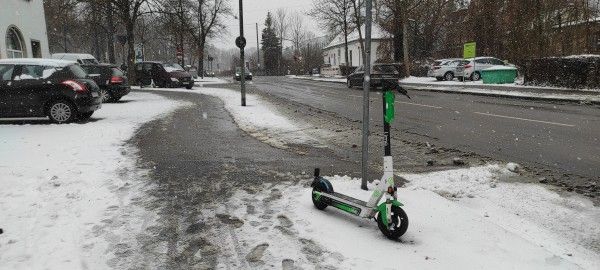 E-Scooter im Winter