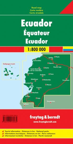 Cover Freytag & Berndt Autokarte Ecuador & Galapagos