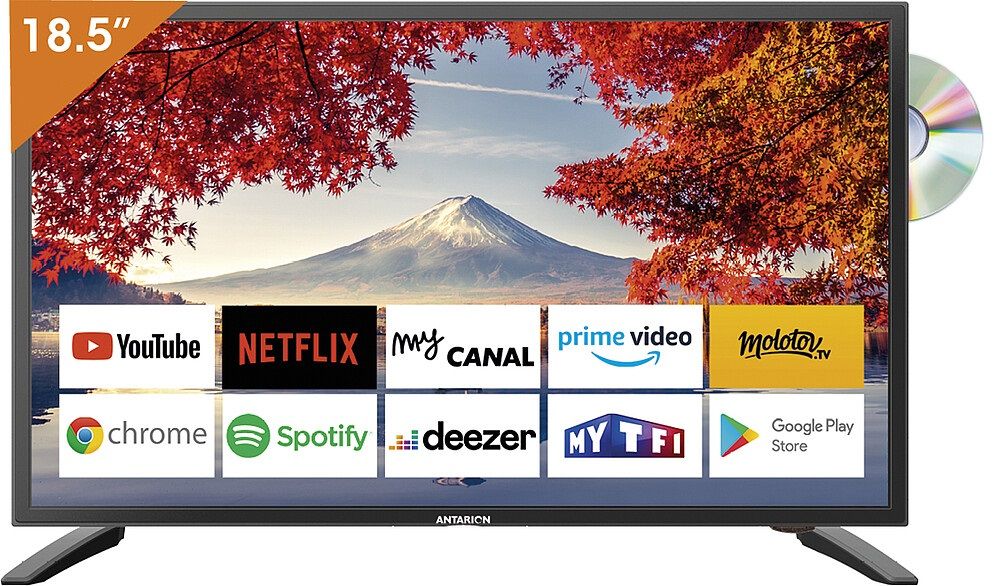 Smart TV 19 Zoll DVD DVBT-2 EEK: F, Spektrum G-A | NRH20015960 | ADAC-Shop