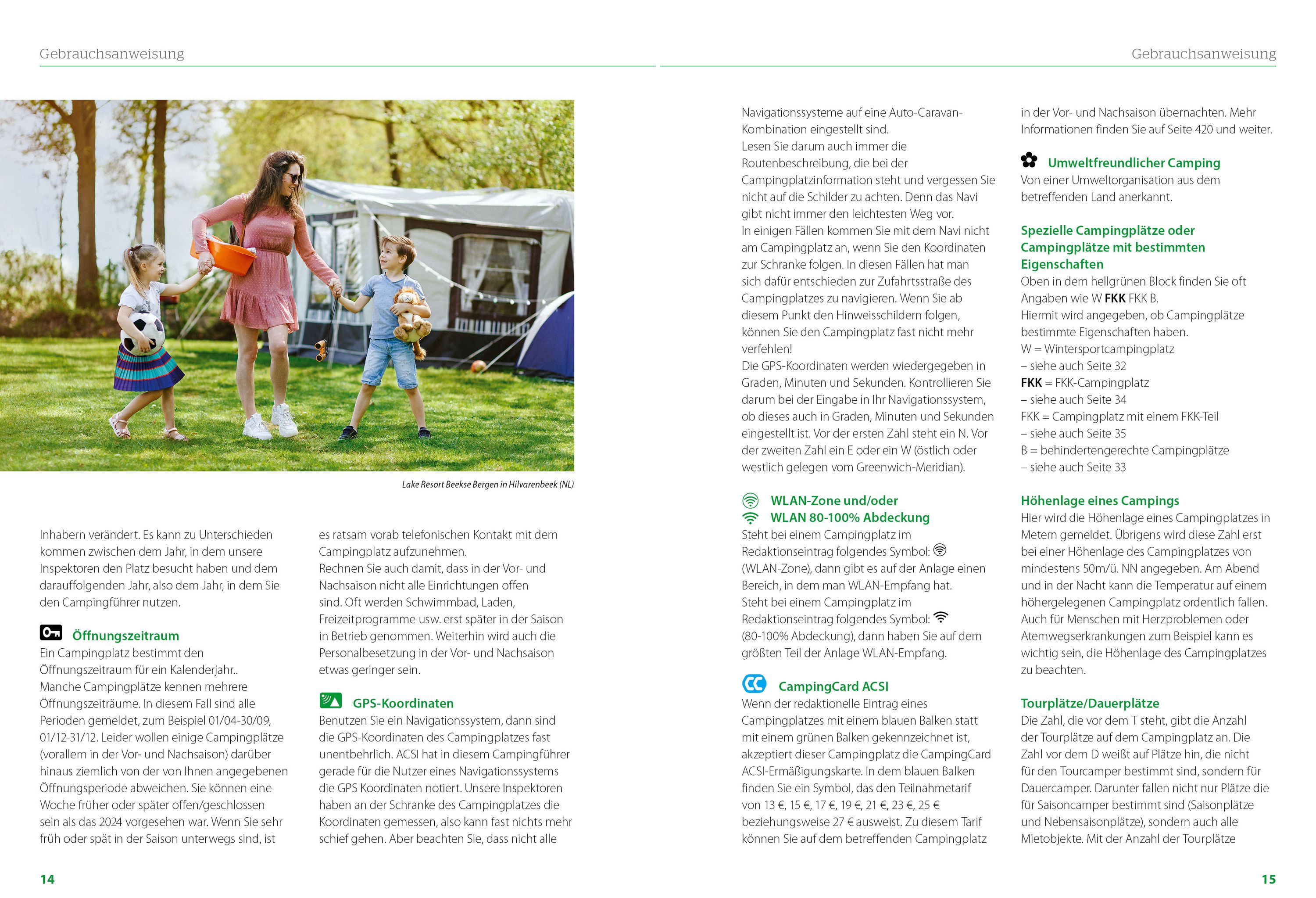 Innenansicht Seiten mit Texten und  Bildern