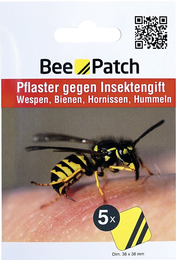 995753011 Verpackung, Biene die in Haut Sticht