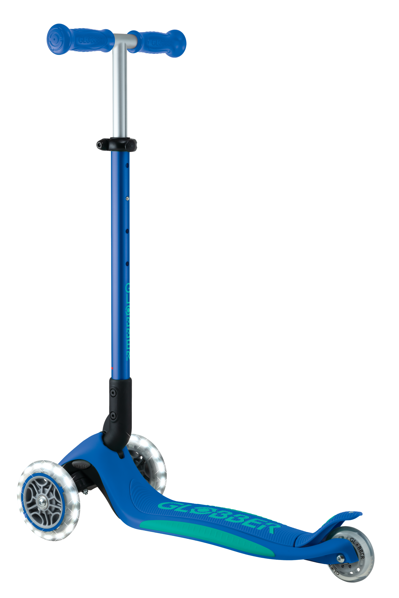 Kinderroller, Fahrzeug blau türkis