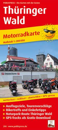 PP18 thüringer wald motorradkarte