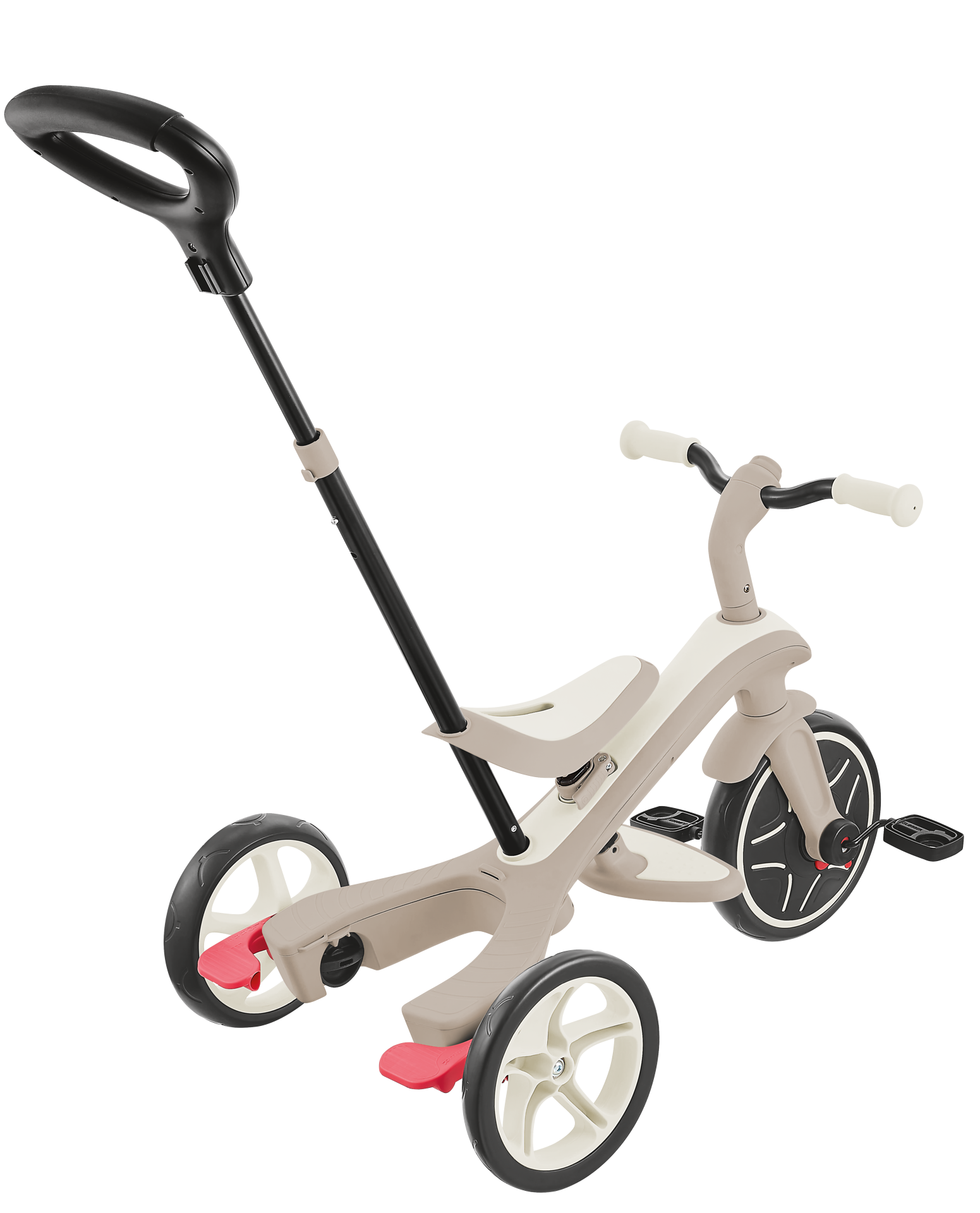 Transport, Fahrzeug, Kinderroller, Dreirad, Beige, Rad