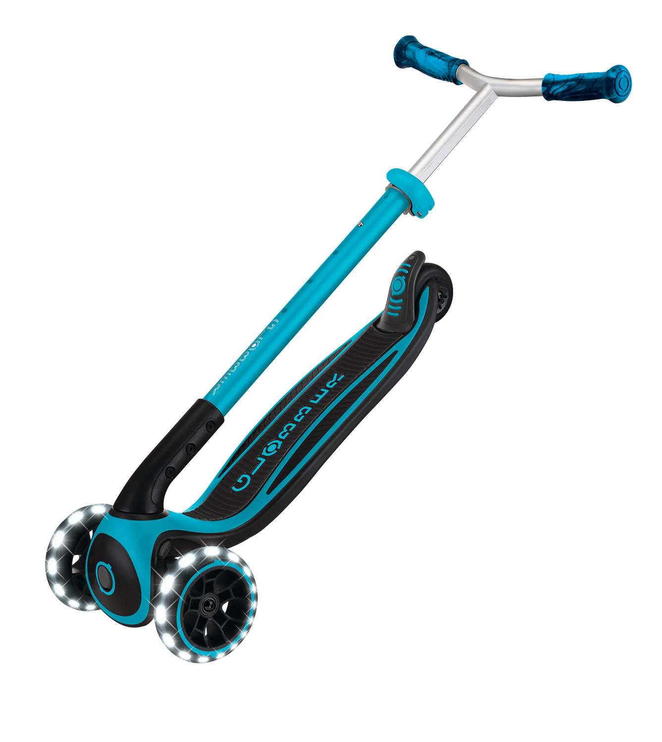 Tretroller, Roller, Scooter, LED Räder, Kickboard