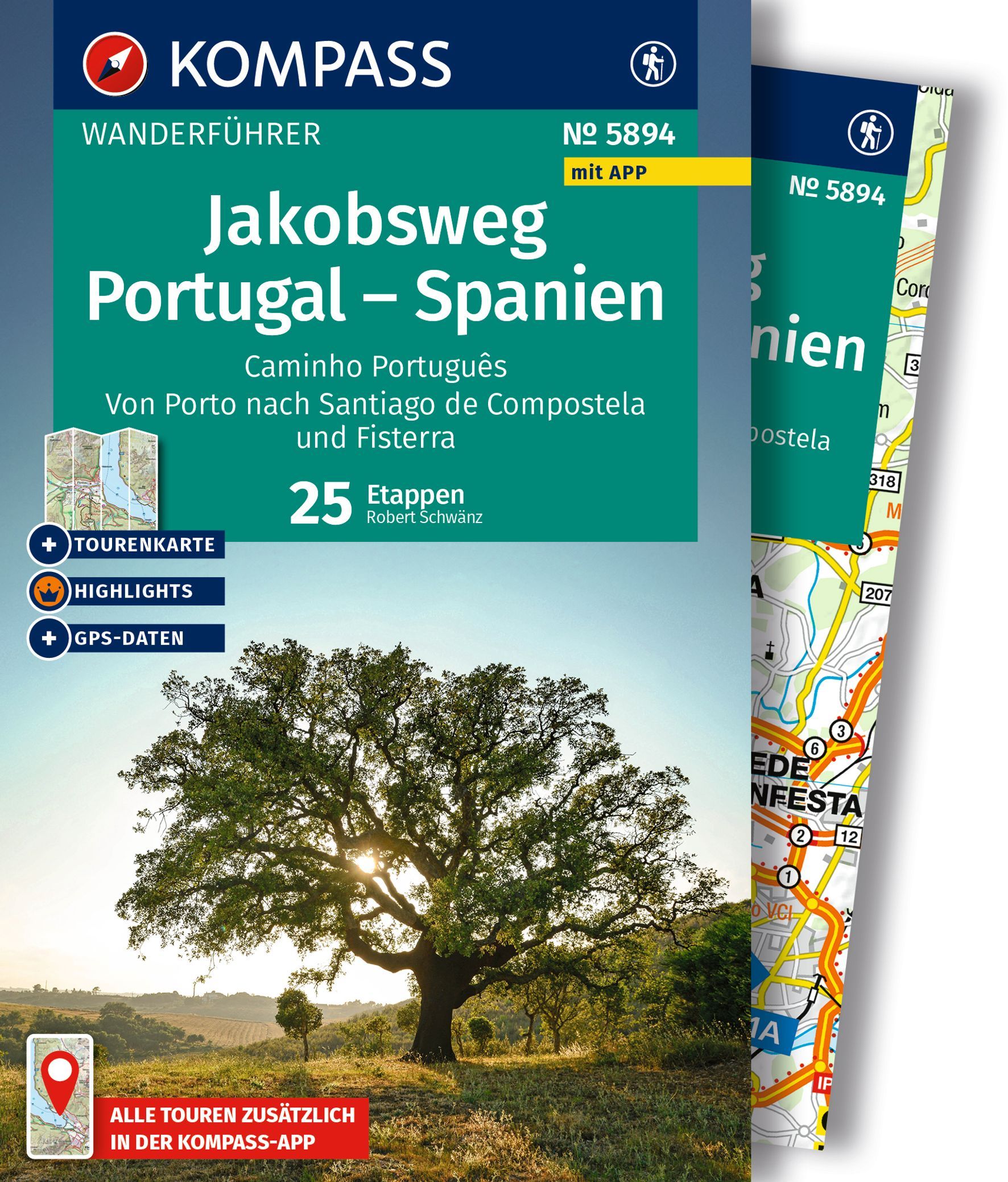 KOMPASS Wanderführer Jakobsweg Portugal – Spanien KOMPASS Wanderführer Jakobsweg Portugal – Spanien