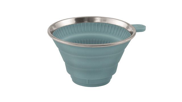 Movera-L-0017844100 Kaffefilter, Faltbar, Türkis Gold