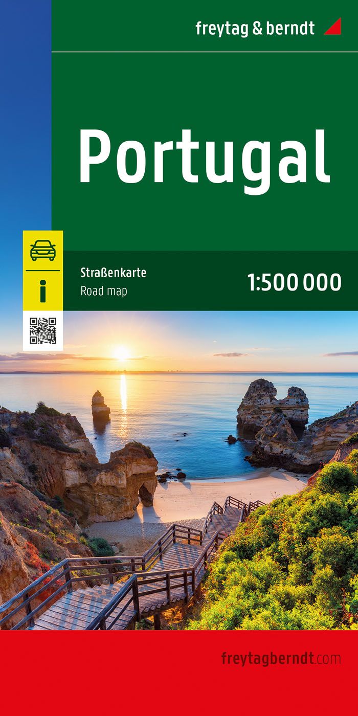 Portugal, Straßenkarte 1:500.000, freytag & berndt Uferpromenade, Natur, Szenerie, Landschaft, Veröffentlichung