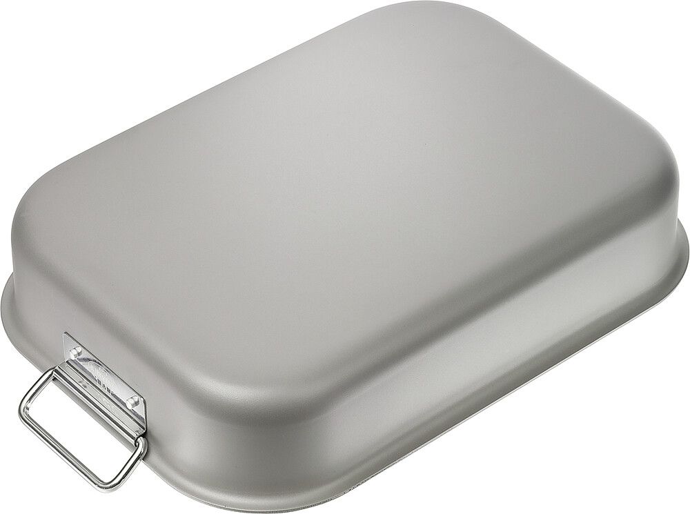 Ofenbackform Grau meliert von unten