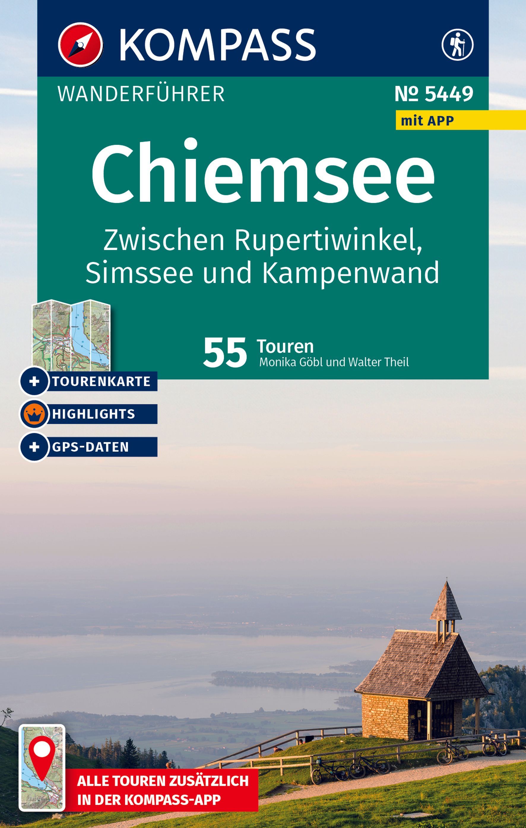 KOMPASS Wanderführer Chiemsee KOMPASS Wanderführer Chiemsee