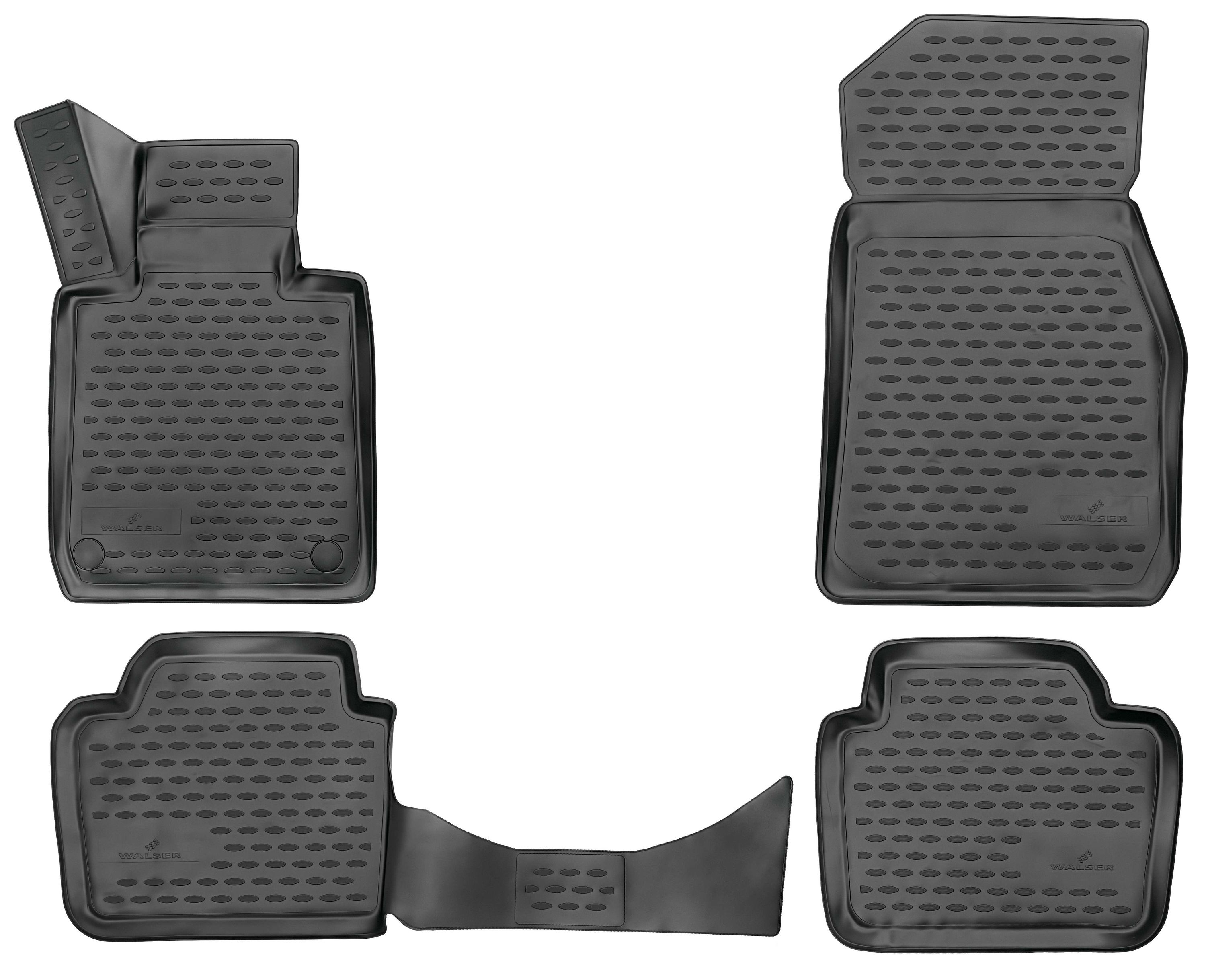 9001778750198_001 Gummimatte, Fußmatte für BMW 3, schwarz, grau