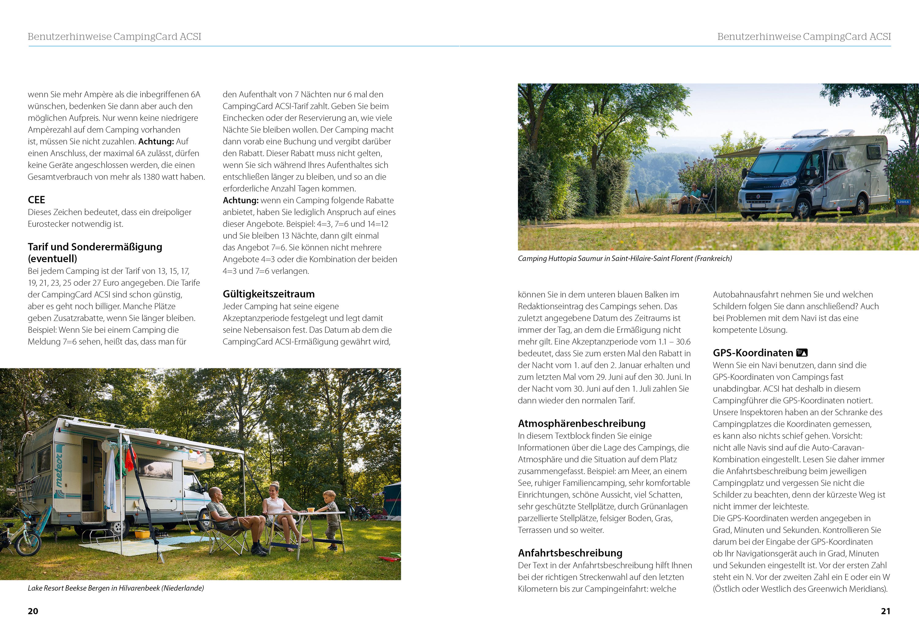 Innenansicht Seiten mit Texten und  Bildern