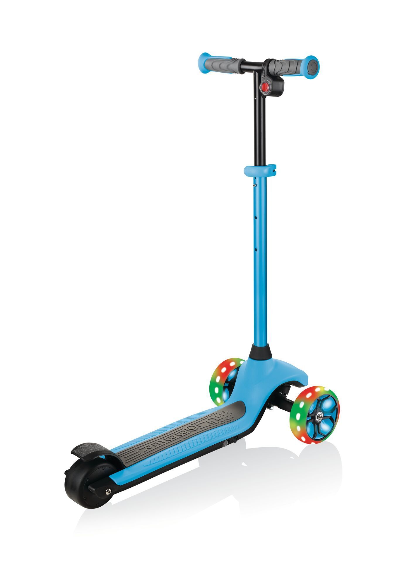 Transport, Fahrzeug, Kinderroller, Tretroller, Blau, Rad