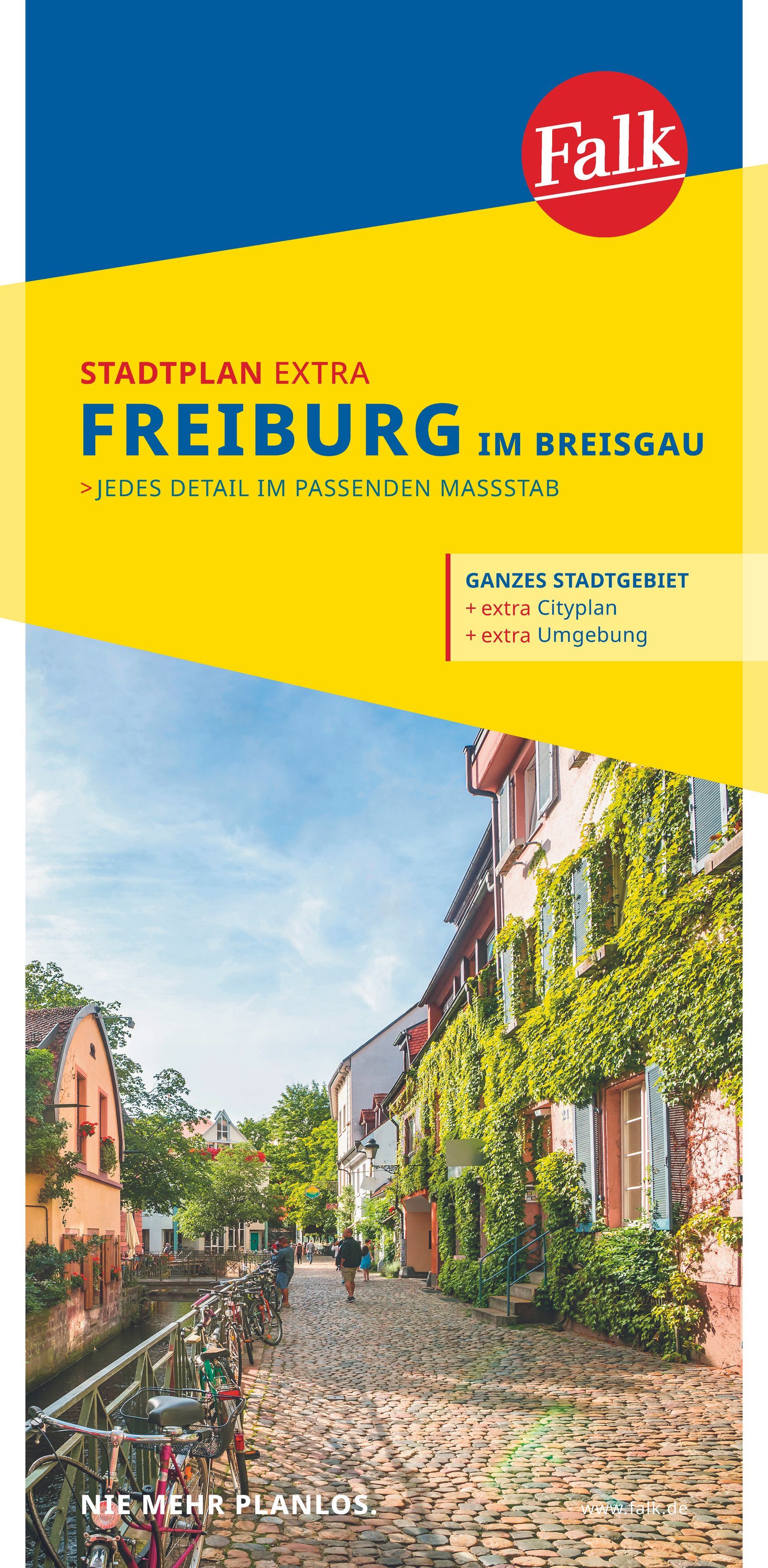 9783827900258 Falk Stadtplan Extra Freiburg, Cover Weg durch die Altstadt