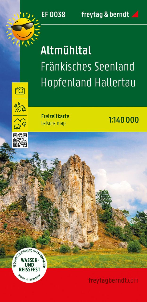 Altmühltal, Erlebnisführer 1:140.000, f&b Cover Freytag & Berndt Altmühltal